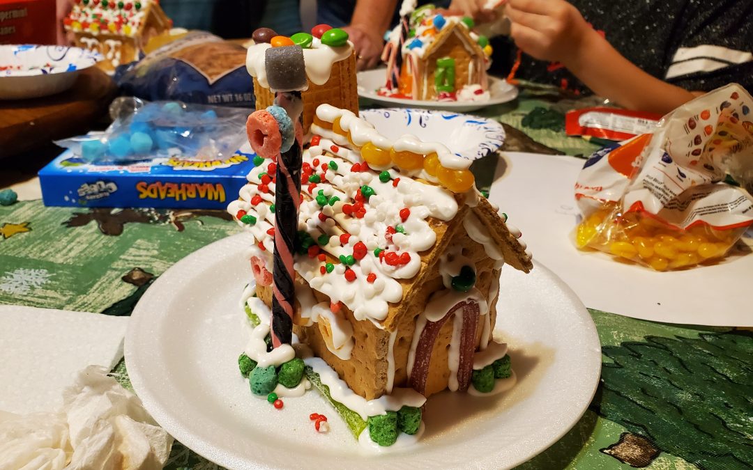 Building Gingerbread Houses with the Family
