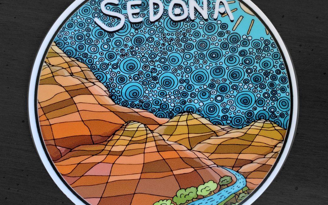 3″ Sedona Bliss – Sedona Circle Vinyl Sticker